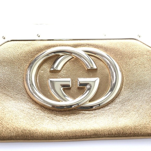 Gucci Gold Clutch - Picture 8 of 9